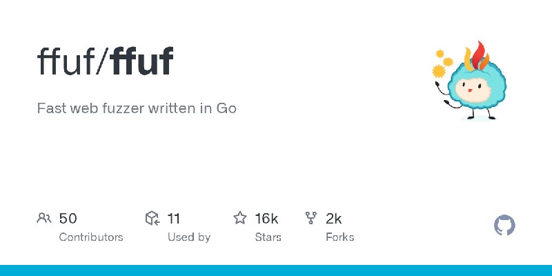GitHub - ffuf/ffuf: Fast web fuzzer written in Go